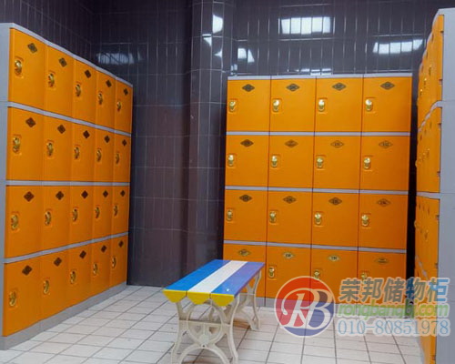 学生储物柜书包柜-北京荣邦四层塑料储物柜