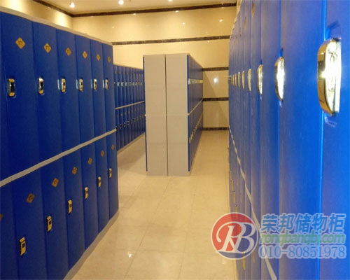 水疗会所更衣柜-北京荣邦二层塑料更衣柜